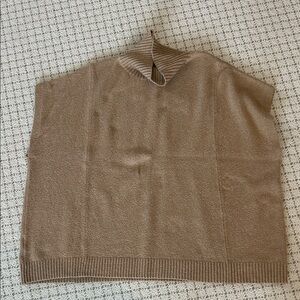 Lou & Grey Tan Ribbed Knit Sweater